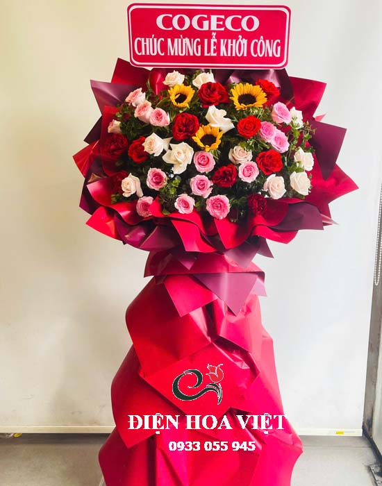 Hoa chúc mừng khai trương